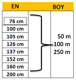 oracal solvent baskı folyosu ebatları